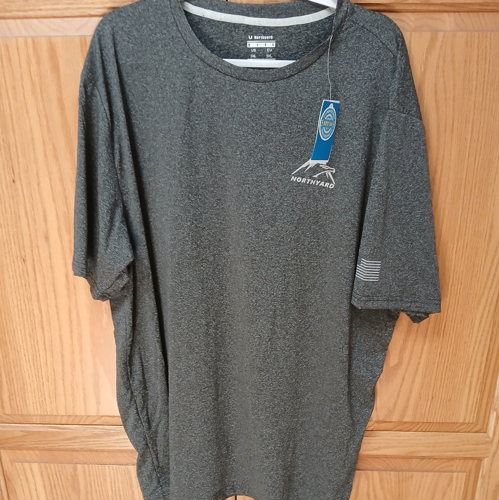 Men's Gray Northyard T-Shirt UV Protection SPF 50 Size 3x NWT